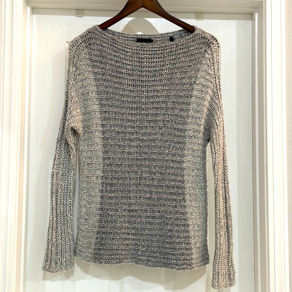 ATM grey sweater (cotton/wool/cashmere blend)
